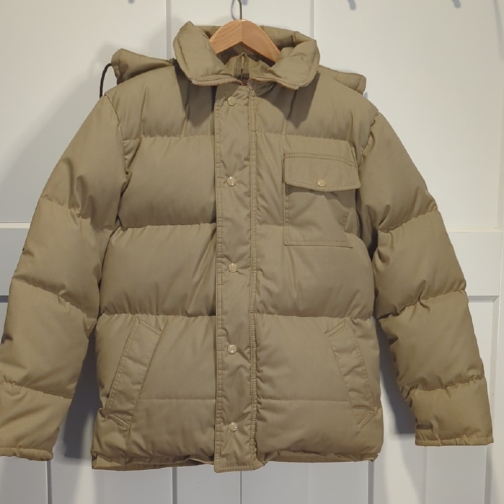 Vintage The Bay Men's Size Small Down Coat 1980s